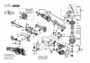 Bosch Winkelschleifer GWS 2000-180 J Ersatzteile Seite 1