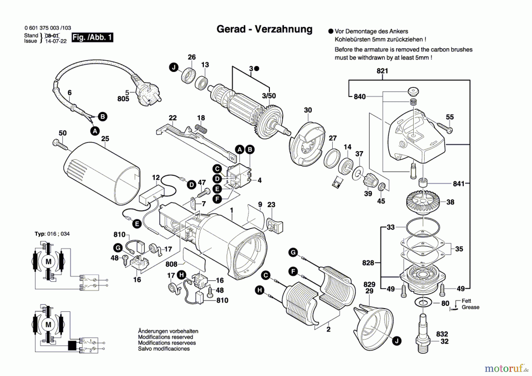 Bosch Werkzeug Winkelschleifer GWS 660 Seite 1