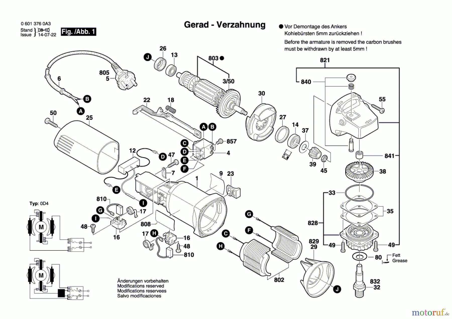 Bosch Werkzeug Pw-Winkelschleifer GWS 580 Seite 1