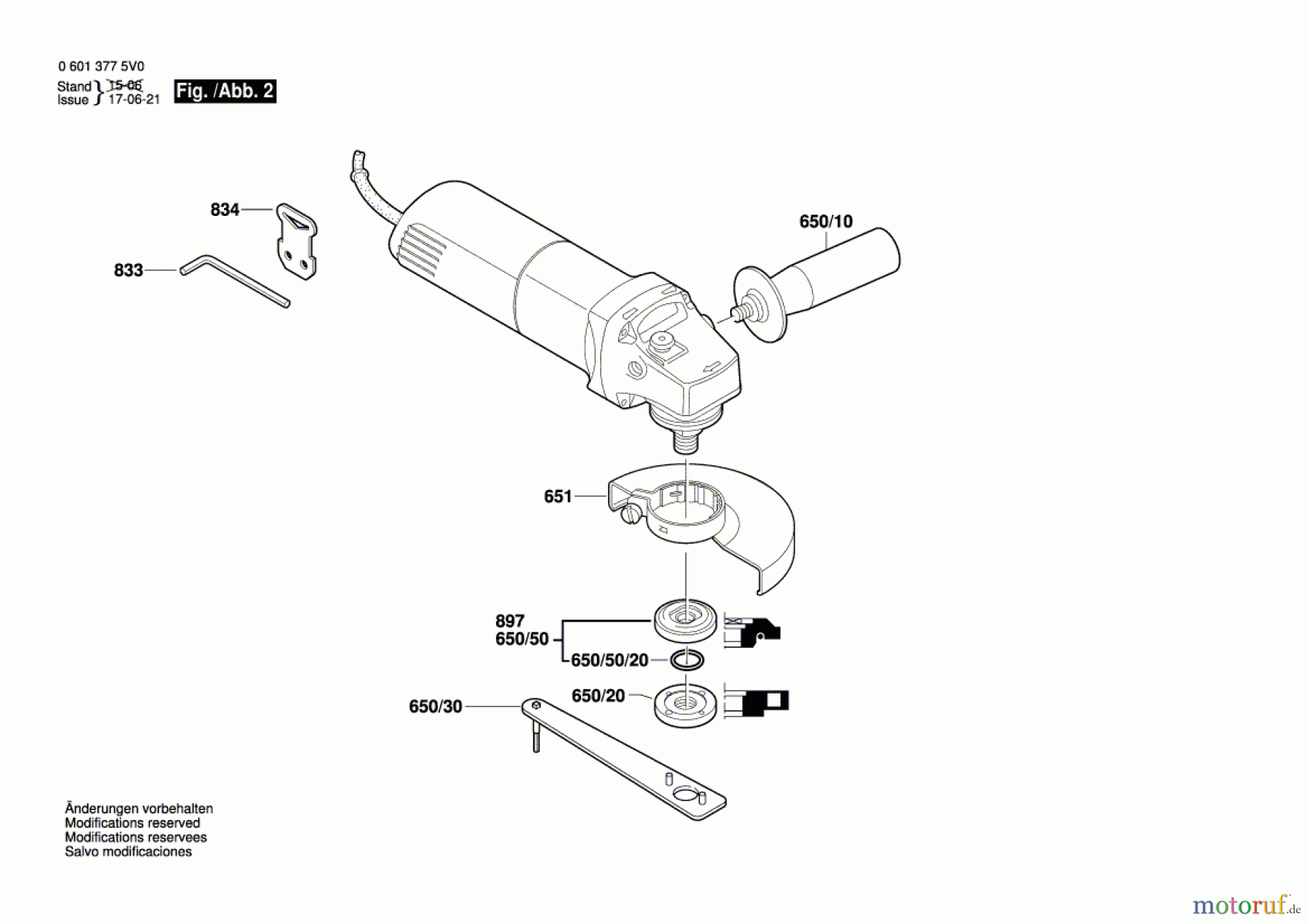 Bosch Werkzeug Winkelschleifer GWS 8-115 C Seite 2