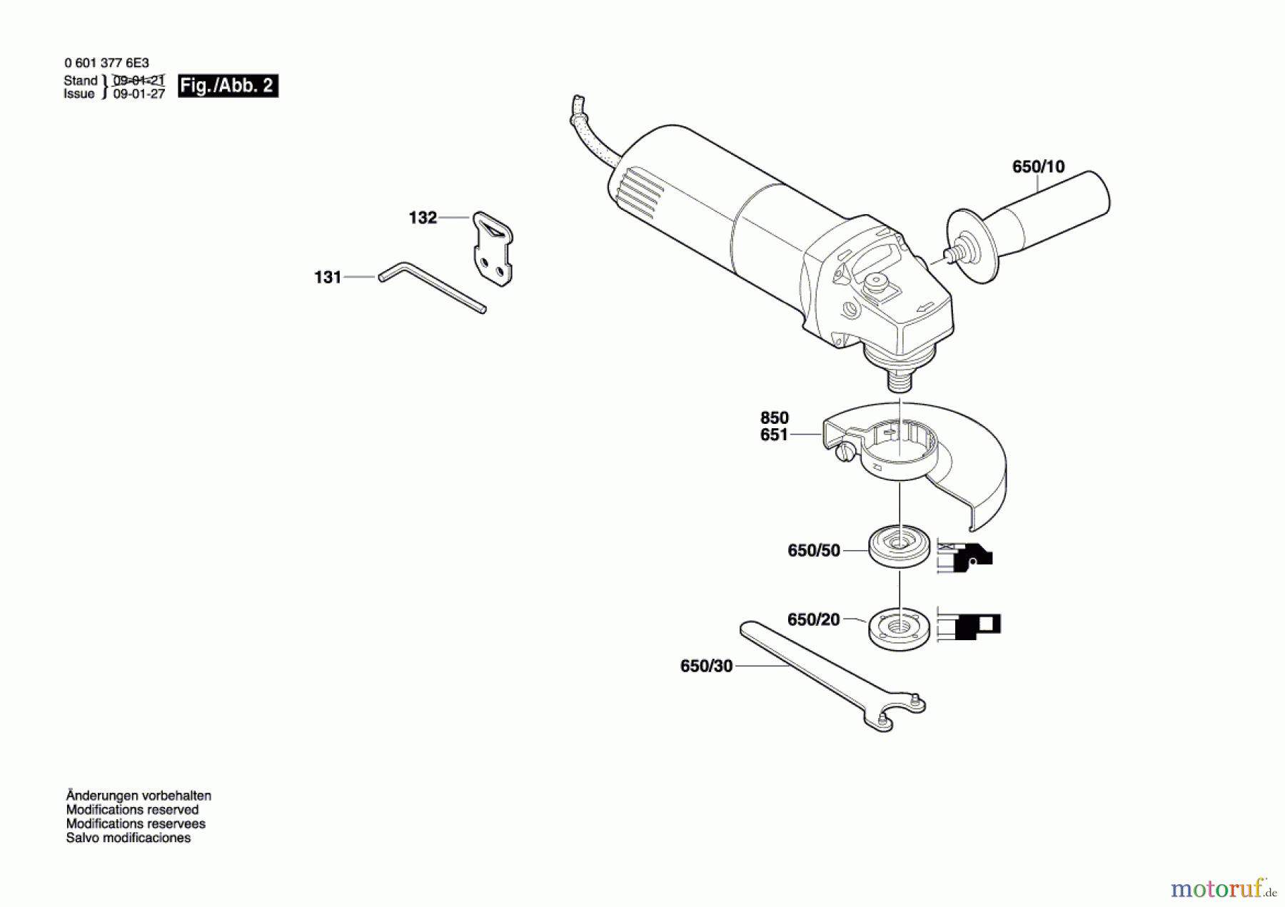 Bosch Werkzeug Winkelschleifer GWS 8-100 CE Seite 2