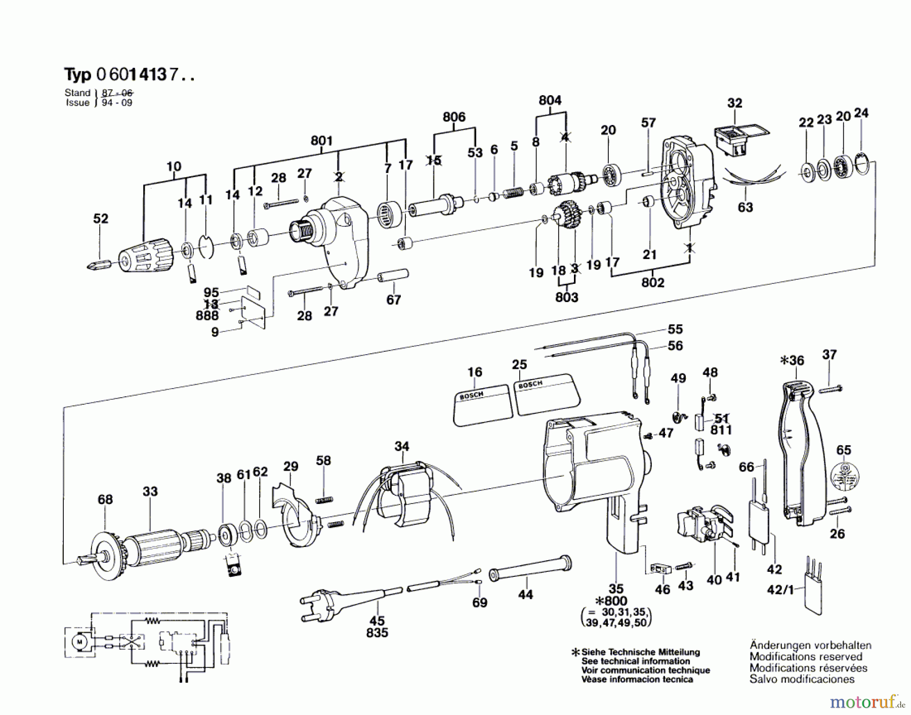 Bosch Werkzeug Bohrschrauber ---- Seite 1