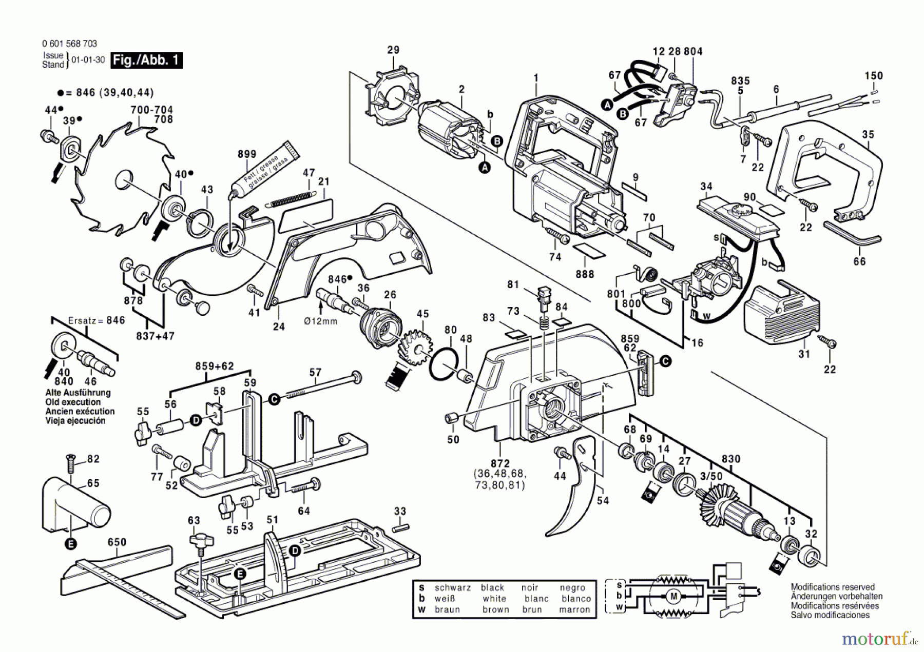 Bosch Werkzeug Handkreissäge GKS 66 CE Seite 1