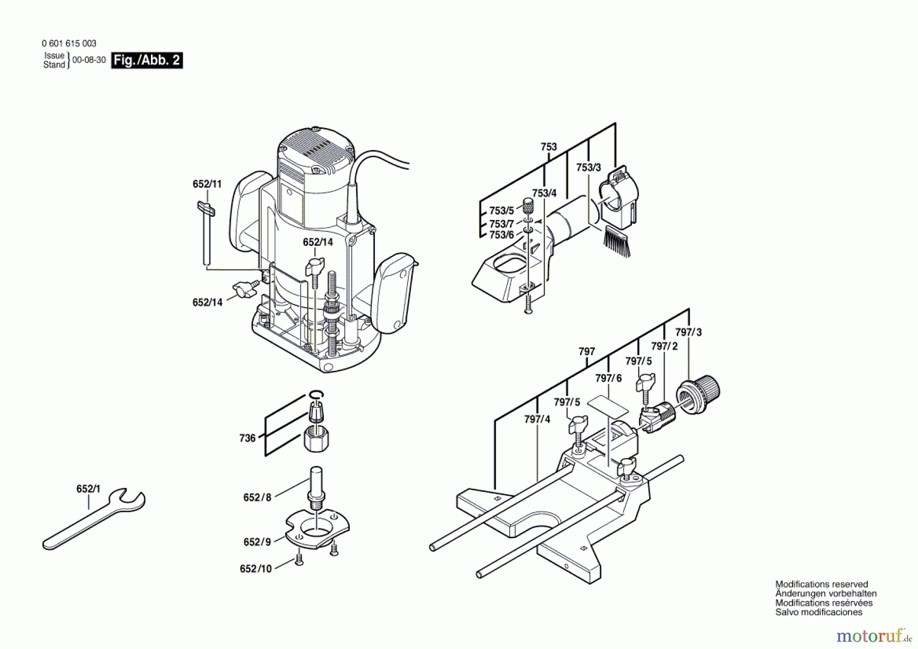 Bosch Werkzeug Gw-Oberfräse GOF 1600 A Seite 2