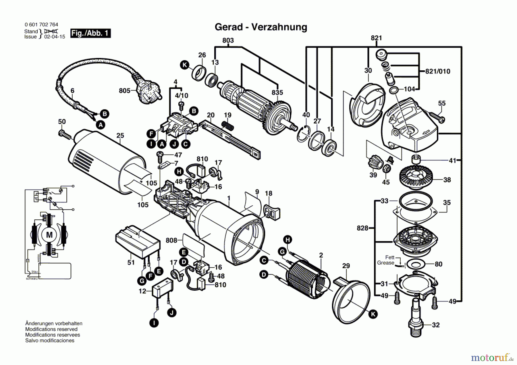 Bosch Werkzeug Winkelschleifer EWS 125 Seite 1