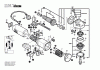 Bosch Winkelschleifer EWS 125-S Ersatzteile Seite 1
