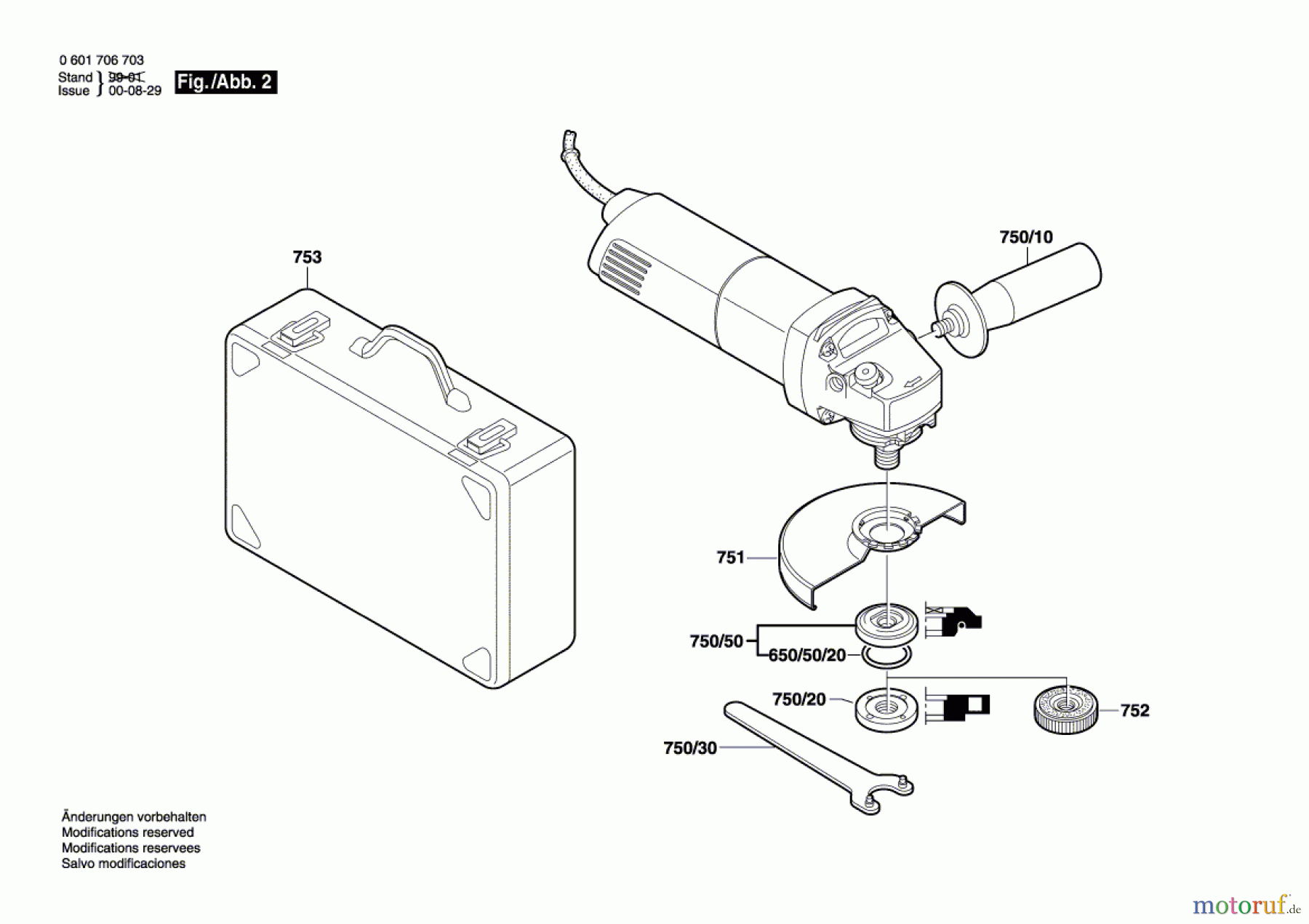  Bosch Werkzeug Winkelschleifer GWS 14-150 C Seite 2