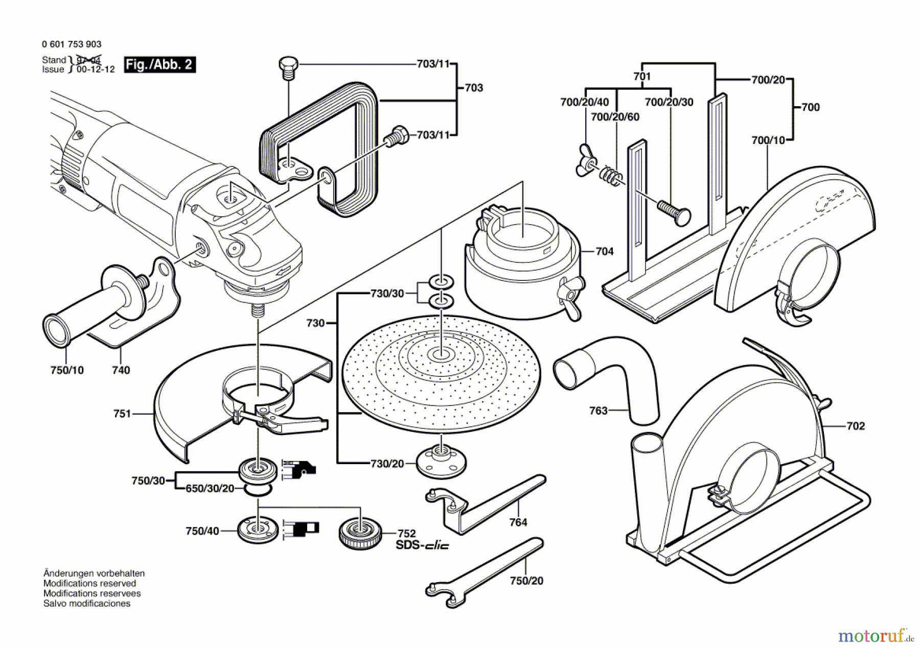 Bosch Werkzeug Winkelschleifer GWS 23-180 J Seite 2