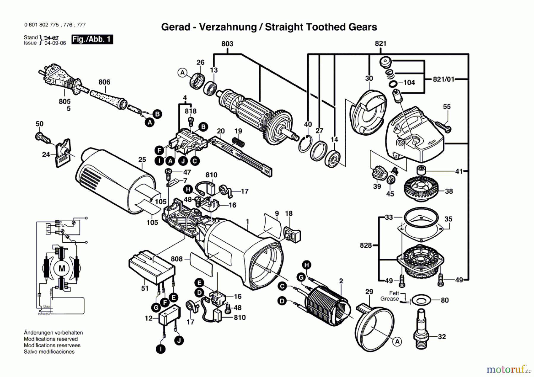 Bosch Werkzeug Winkelschleifer EWS 125-S Seite 1