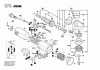 Bosch Winkelschleifer GWS 14-125CE Ersatzteile Seite 1