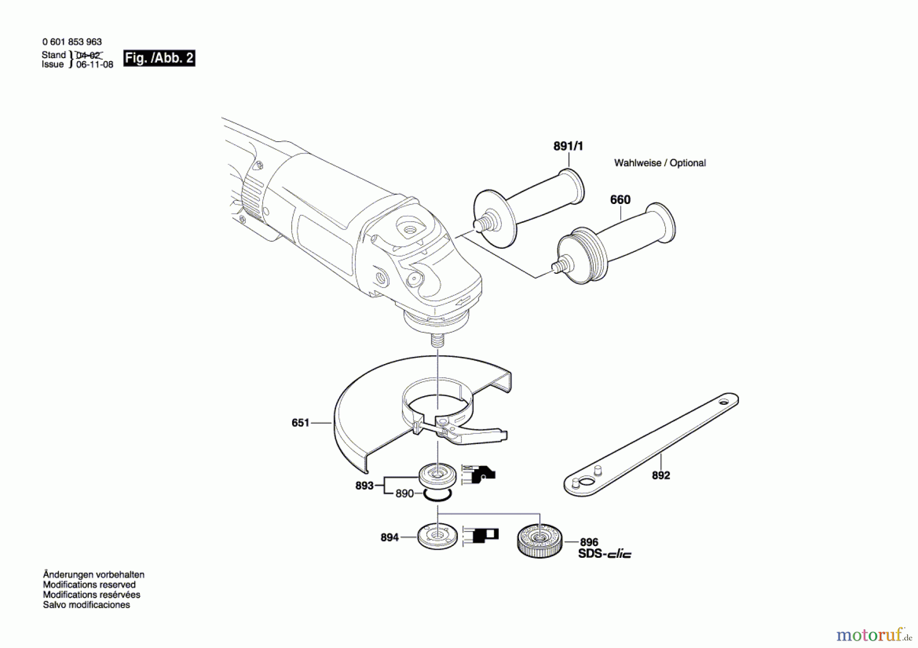 Bosch Werkzeug Winkelschleifer BAG-180 CLB Seite 2