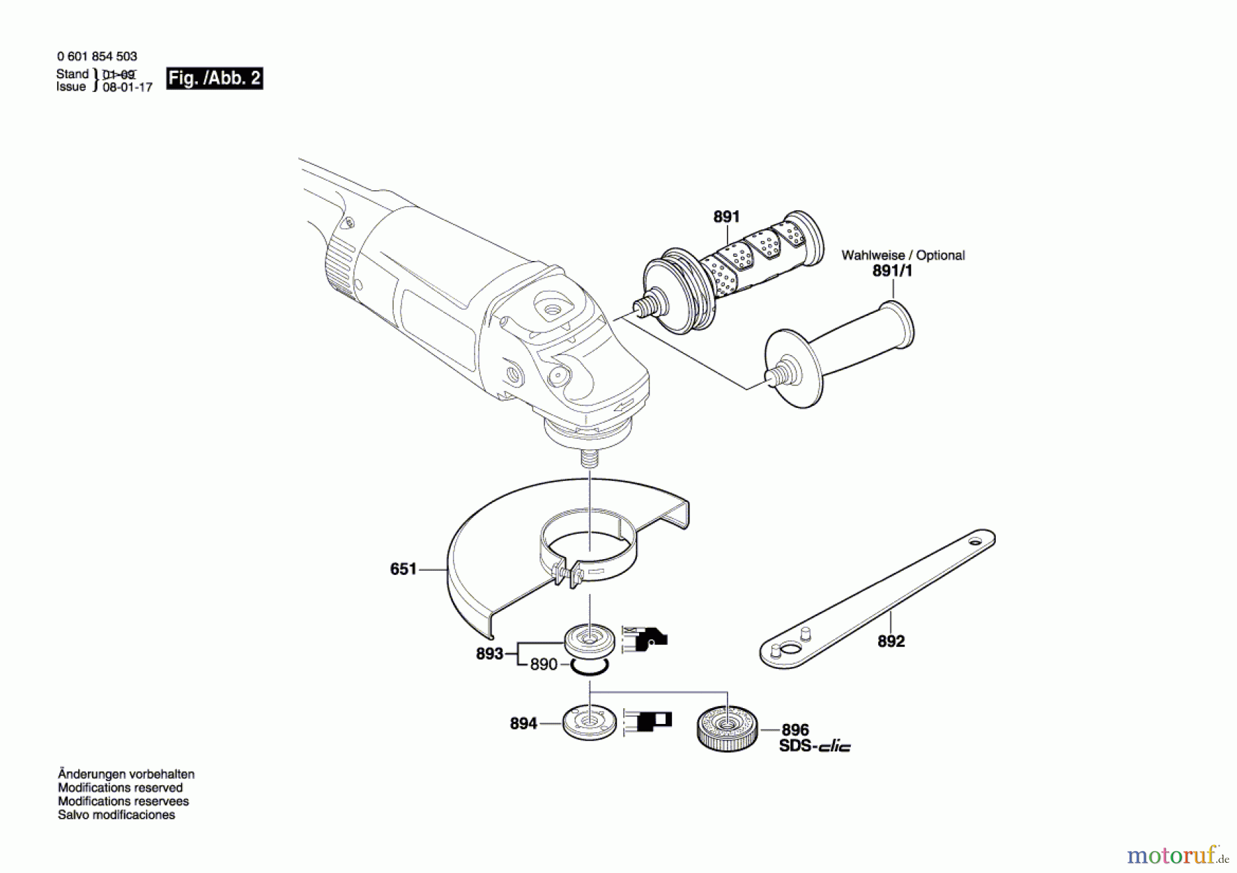 Bosch Werkzeug Winkelschleifer GWS 24-230 JH Seite 2