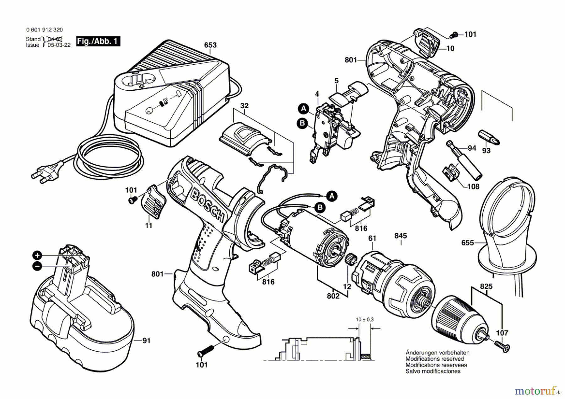 Bosch Akku Werkzeug Akku-Mittelgriffschrauber GSR 18 VE-2 Seite 1