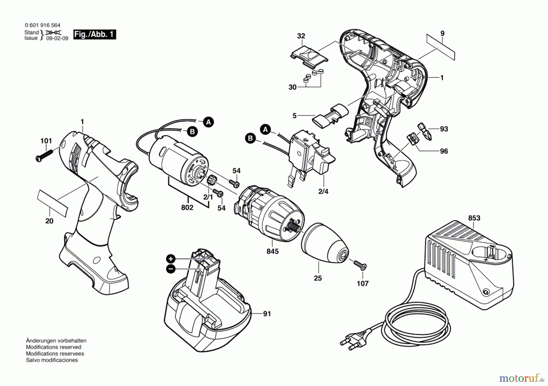 Bosch Akku Werkzeug Akku-Mittelgriffschrauber BACS 12 V Seite 1