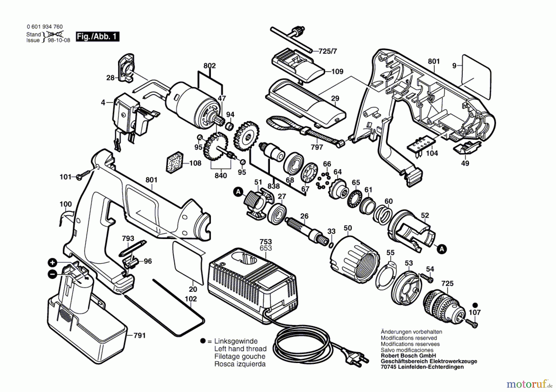 Bosch Akku Werkzeug Gw-Akku-Schrauber GSR 7,2 VE-1 Seite 1