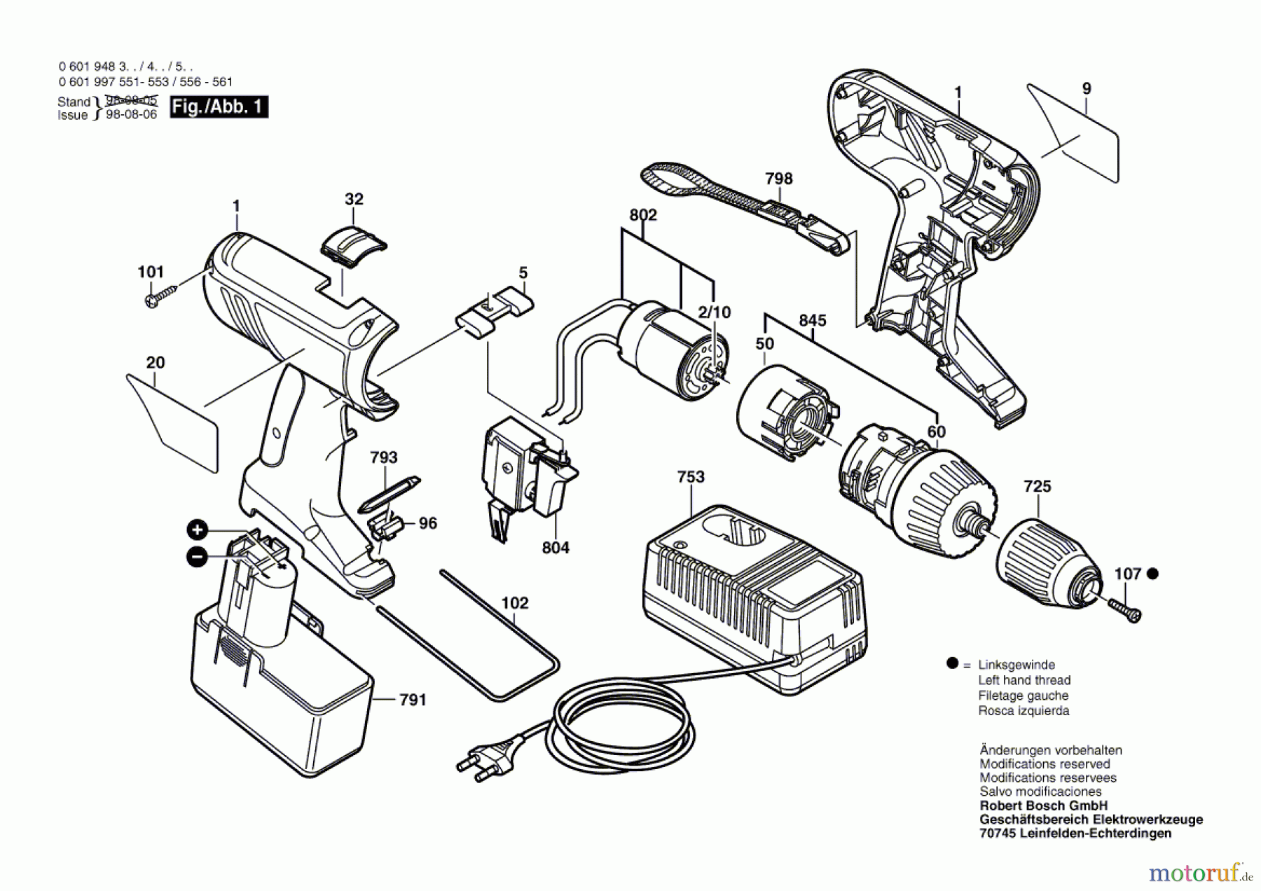 Bosch Akku Werkzeug Akku-Schrauber GSR 12 VPE-2 Seite 1