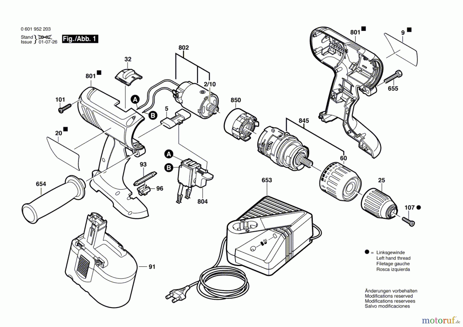 Bosch Akku Werkzeug Akku-Schlagbohrmaschine GSB 24 VE-2 Seite 1