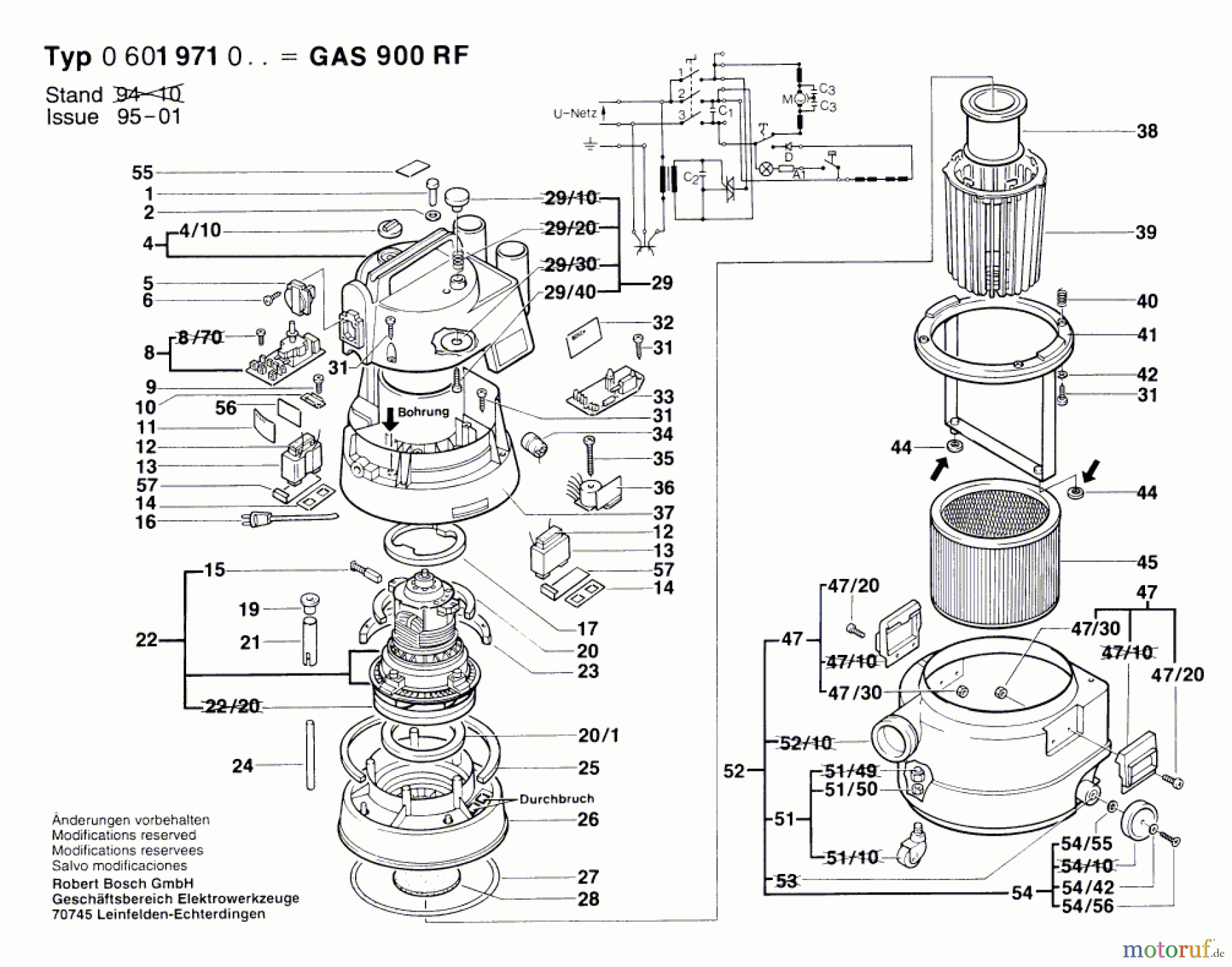 Bosch Werkzeug Gw-Allzwecksauger GAS 900 RF Seite 1