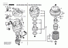 Bosch Allzwecksauger GAS 12-30 F Ersatzteile Seite 1