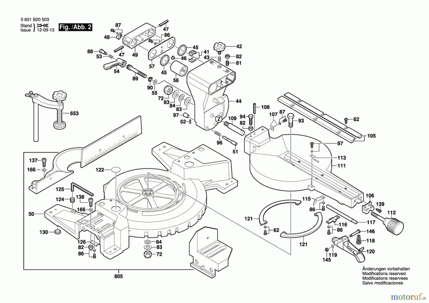 Bosch Werkzeug Kapp-/Gehrungssäge GCM 10 S Seite 2