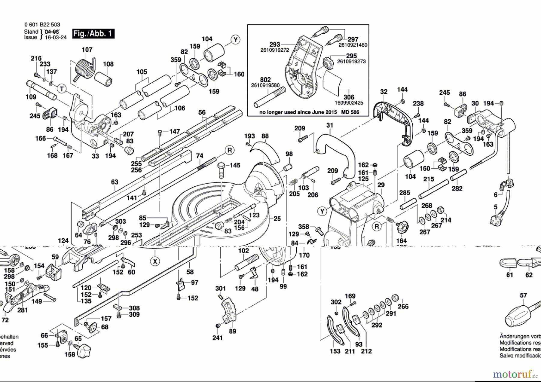 Bosch Werkzeug Kapp-/Zugsäge GCM 10 SD Seite 1