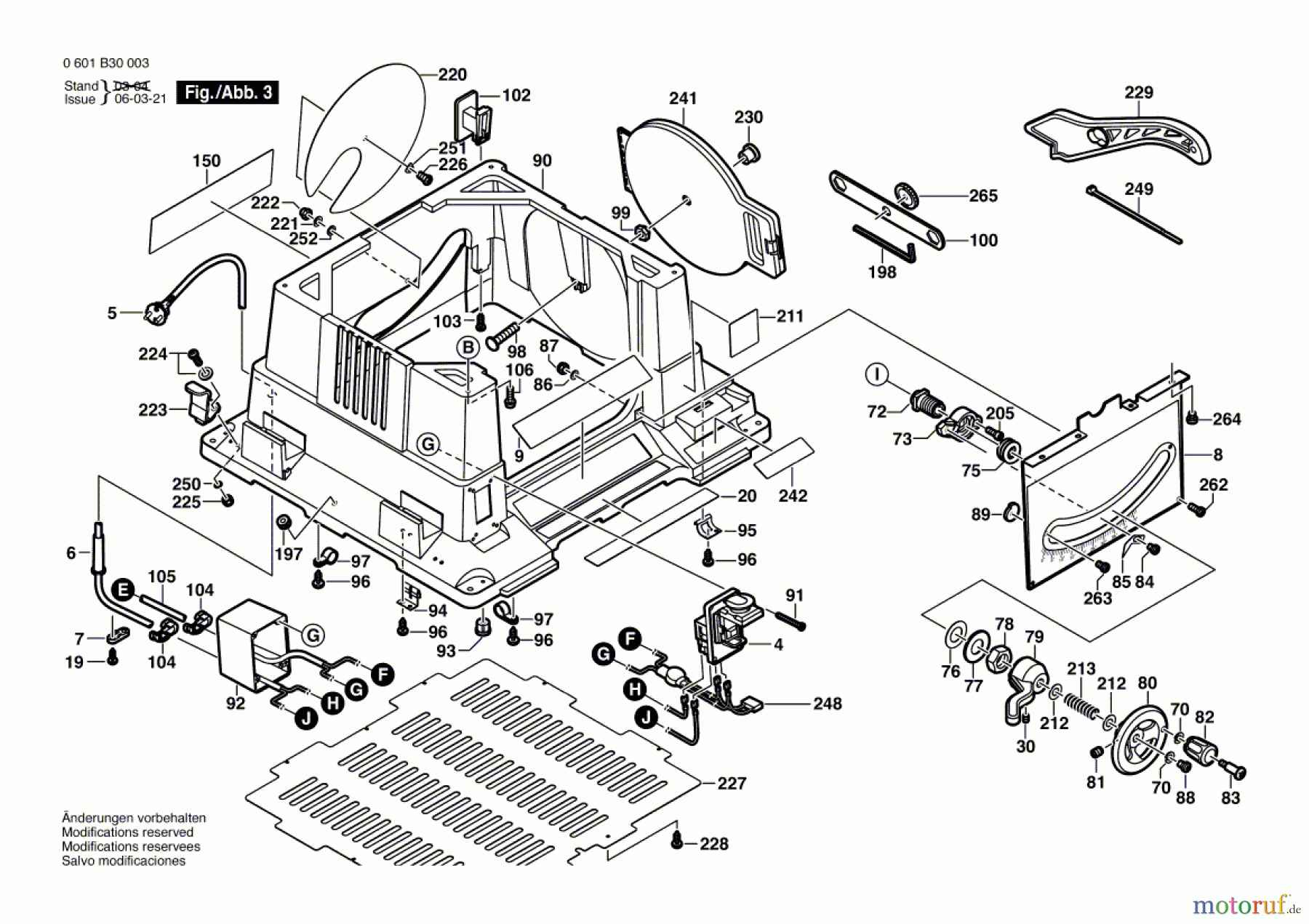 Bosch Werkzeug Tischkreissäge GTS 10 Seite 3
