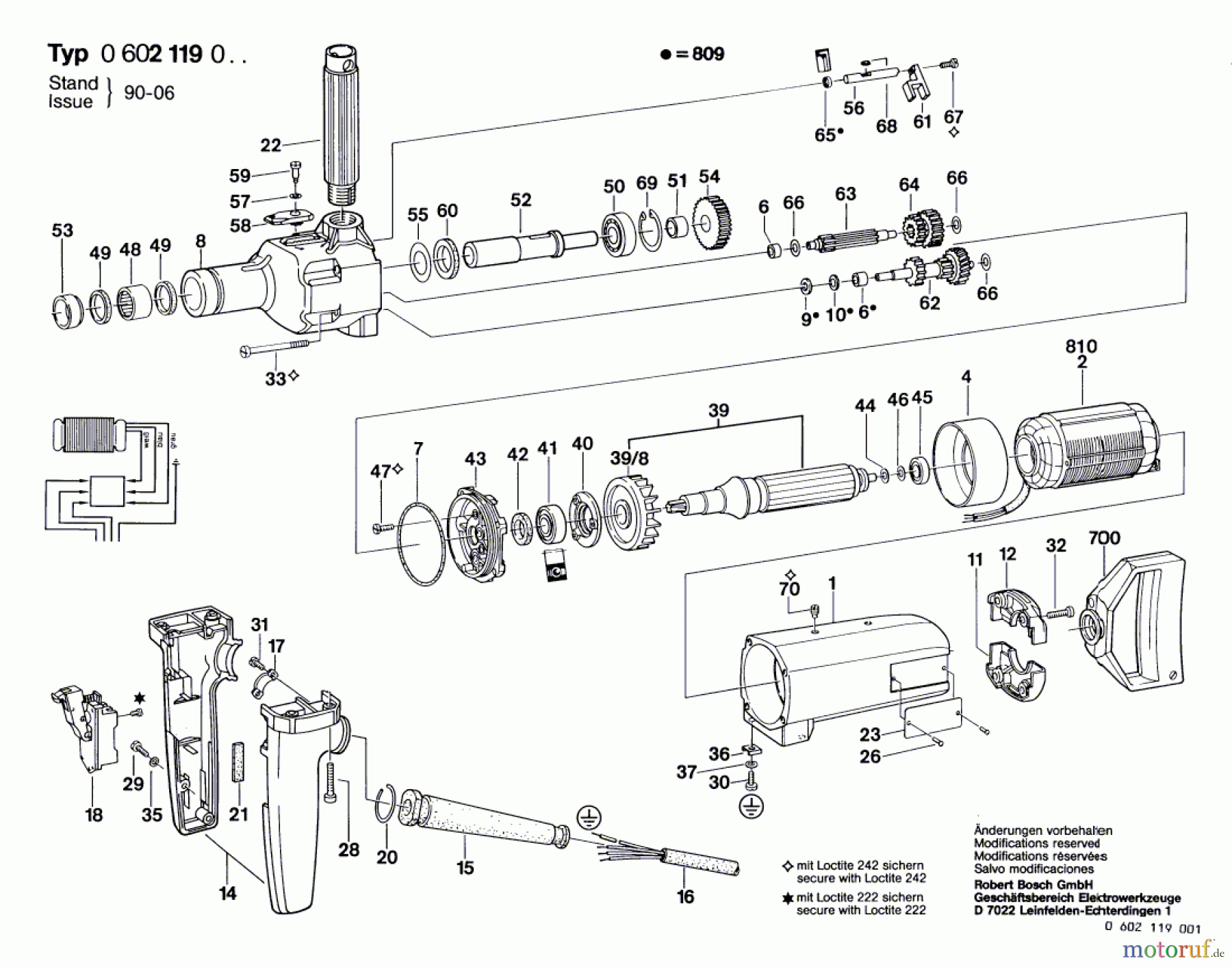 Bosch Werkzeug Hf-Bohrmaschine GR.77 Seite 1