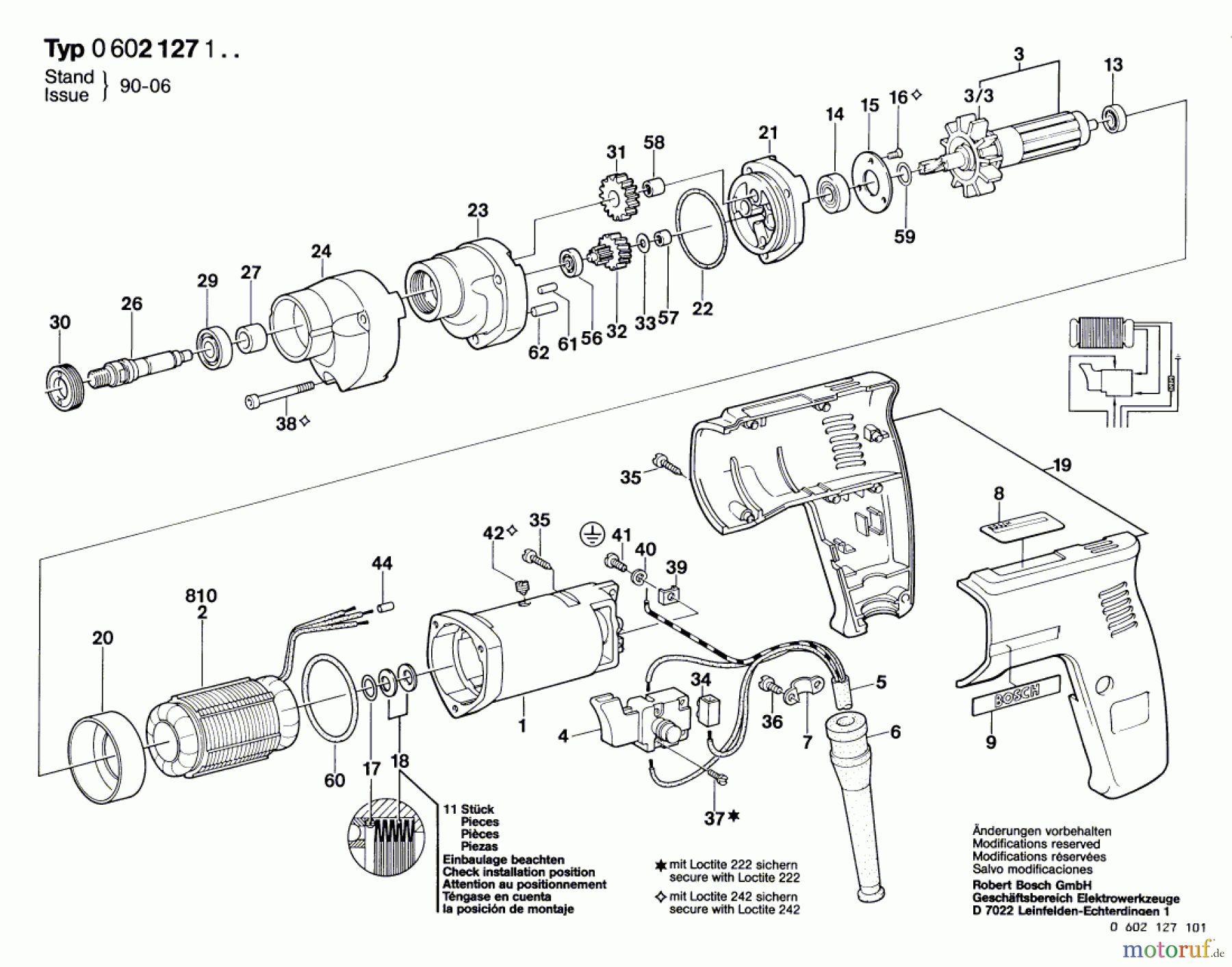 Bosch Werkzeug Hf-Bohrmaschine GR.57 Seite 1