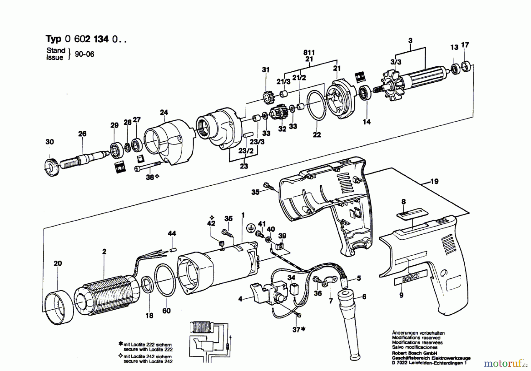 Bosch Werkzeug Hf-Bohrmaschine GR.57 Seite 1