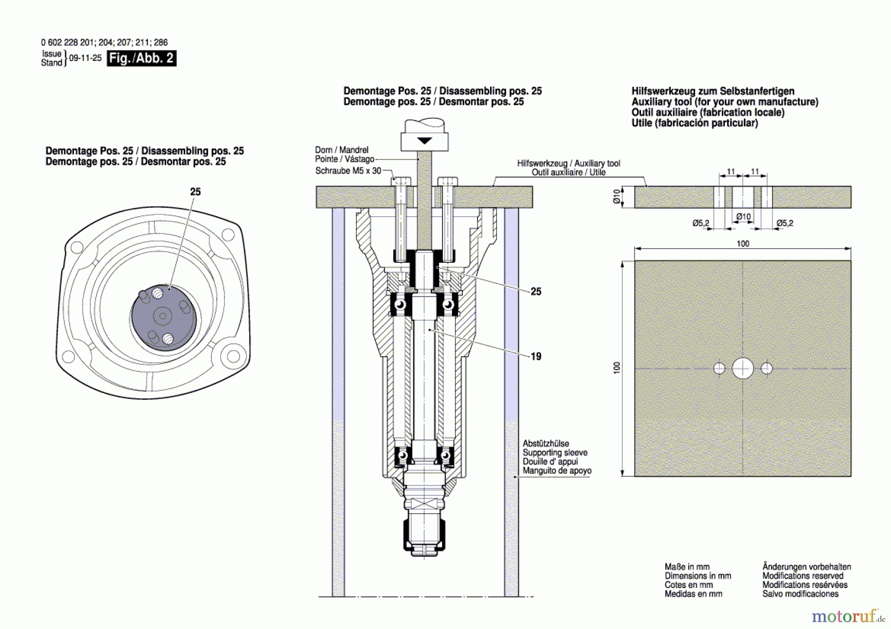 Bosch Werkzeug Geradschleifer ---- Seite 2