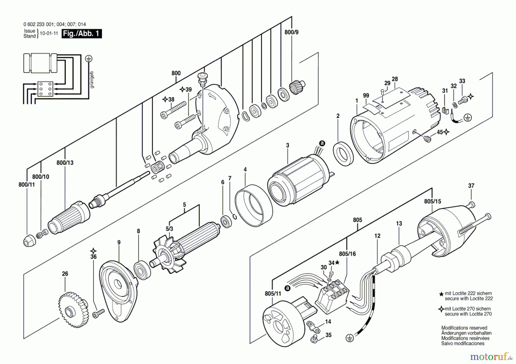 Bosch Werkzeug Hf-Geradschleifer ---- Seite 1