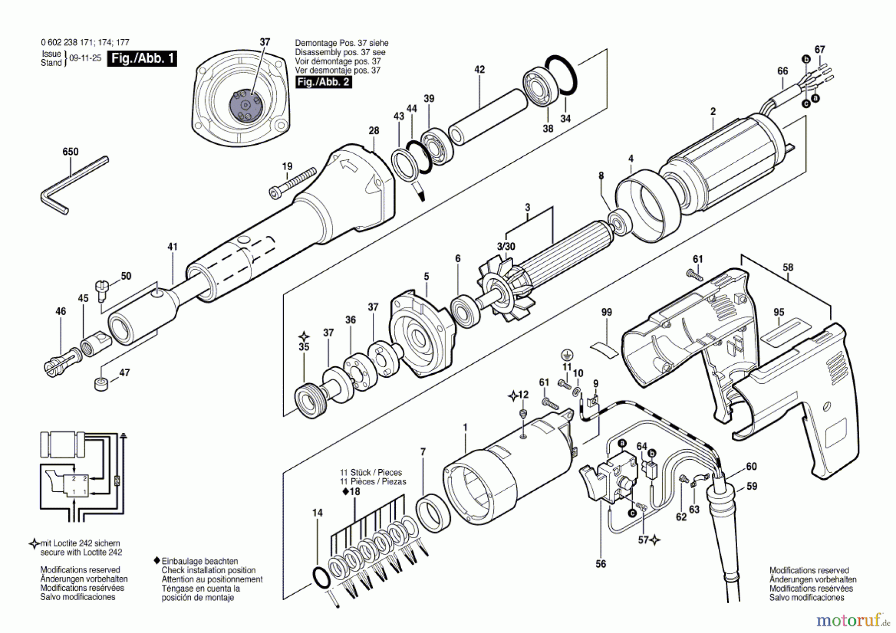 Bosch Werkzeug Hf-Geradschleifer ---- Seite 1