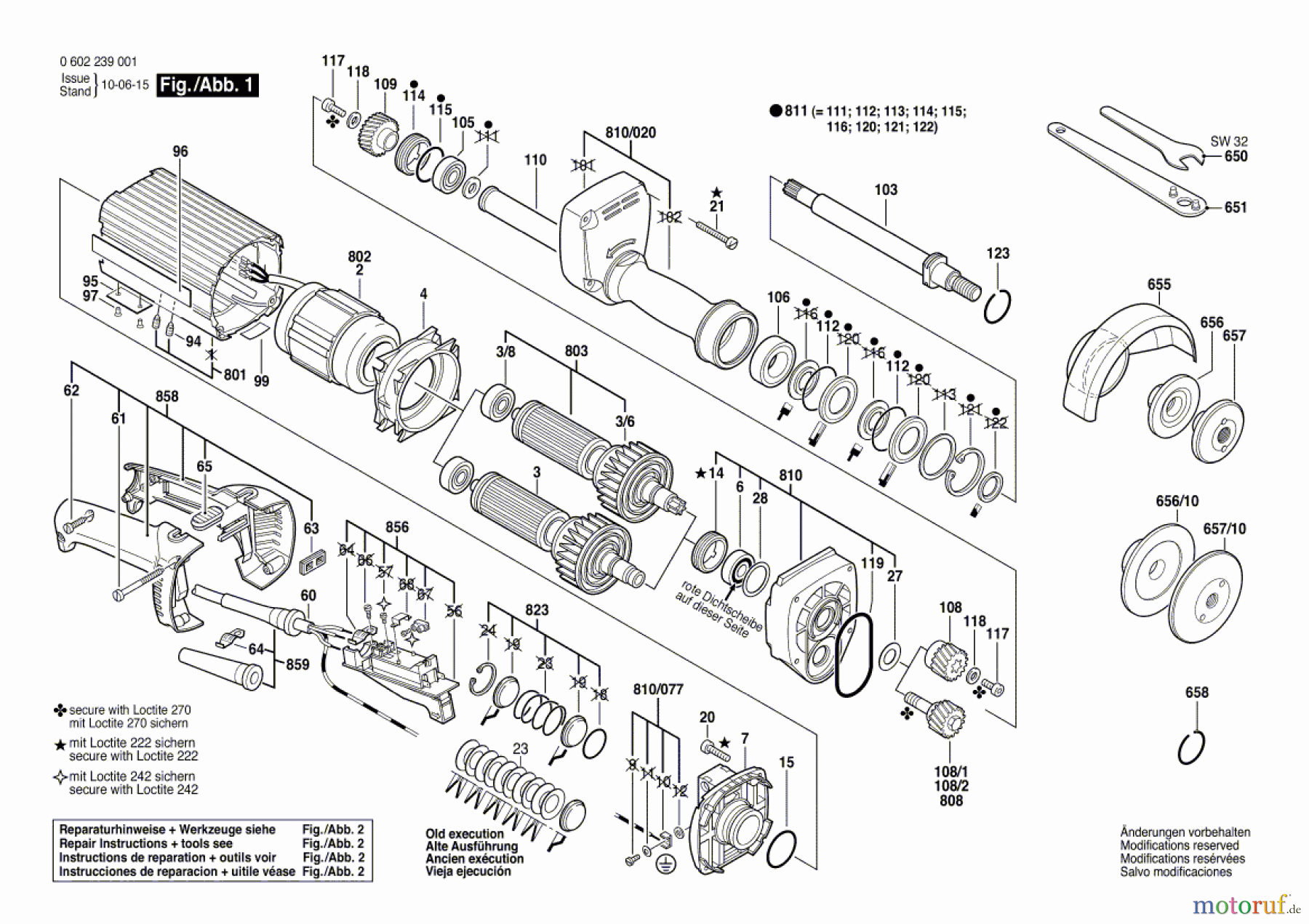 Bosch Werkzeug Hf-Geradschleifer ---- Seite 1