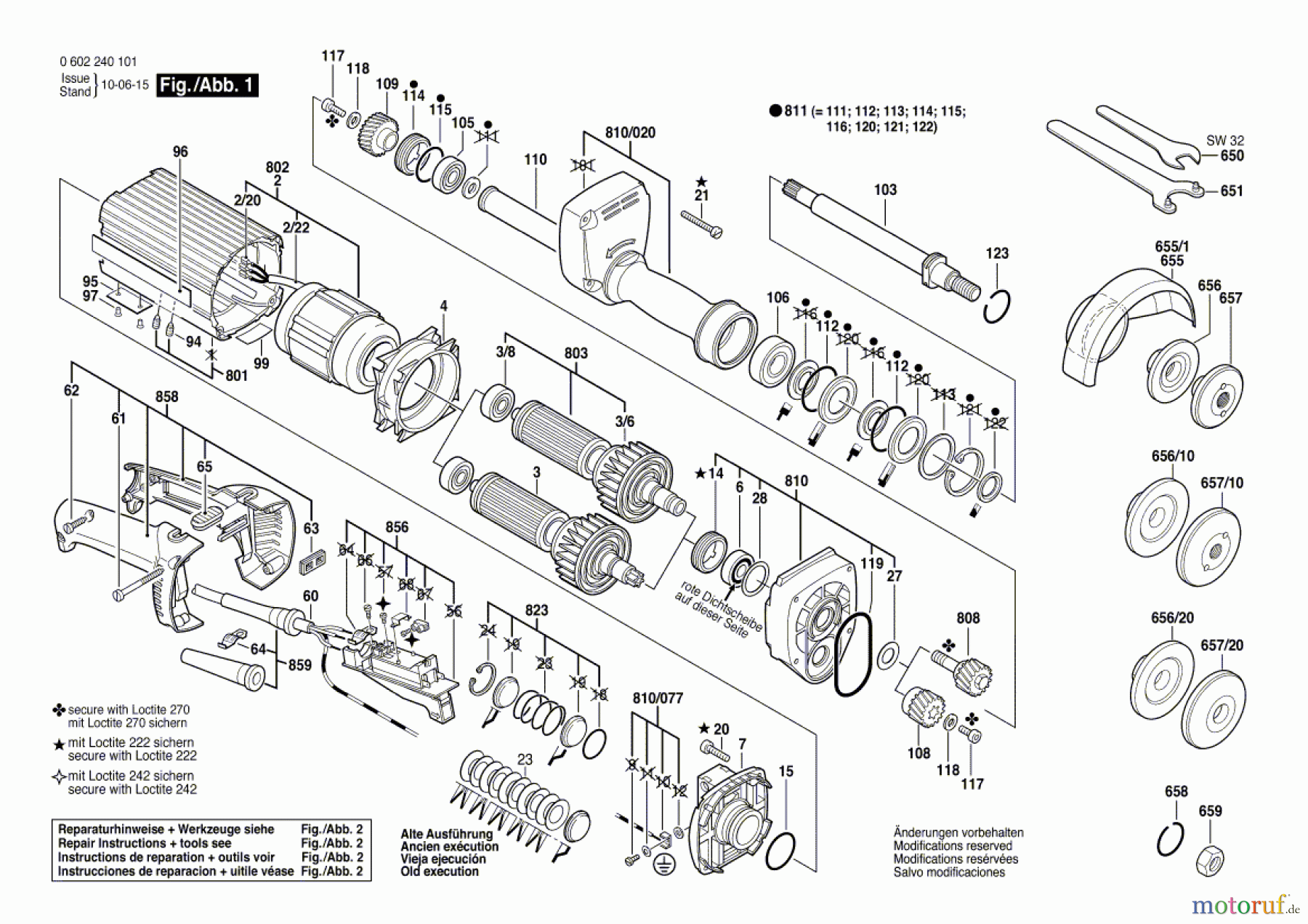 Bosch Werkzeug Hf-Geradschleifer ---- Seite 1