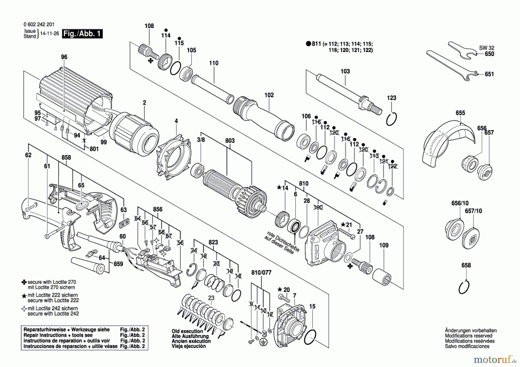 Bosch Werkzeug Hf-Geradschleifer ---- Seite 1