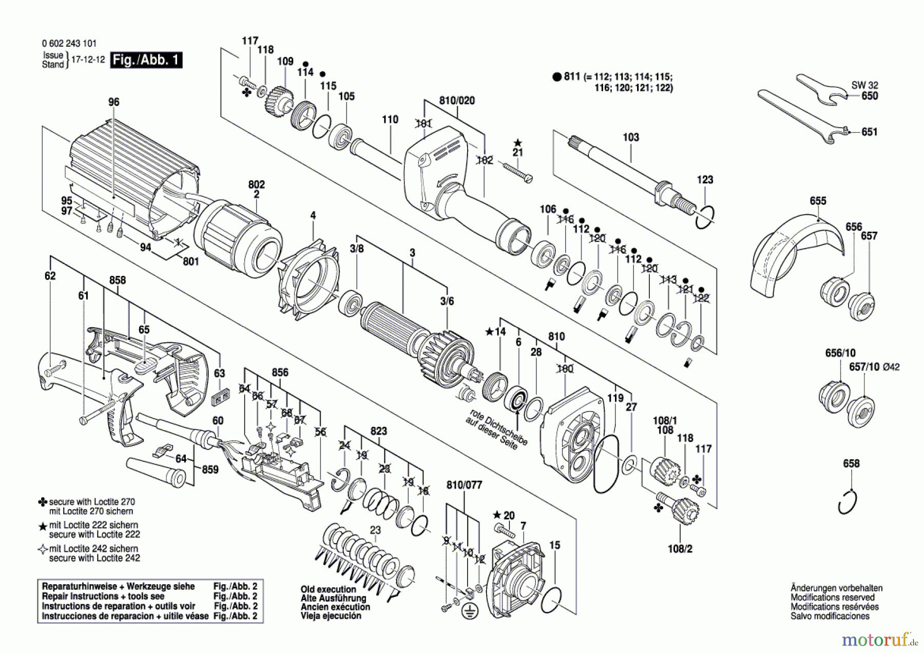 Bosch Werkzeug Hf-Geradschleifer ---- Seite 1