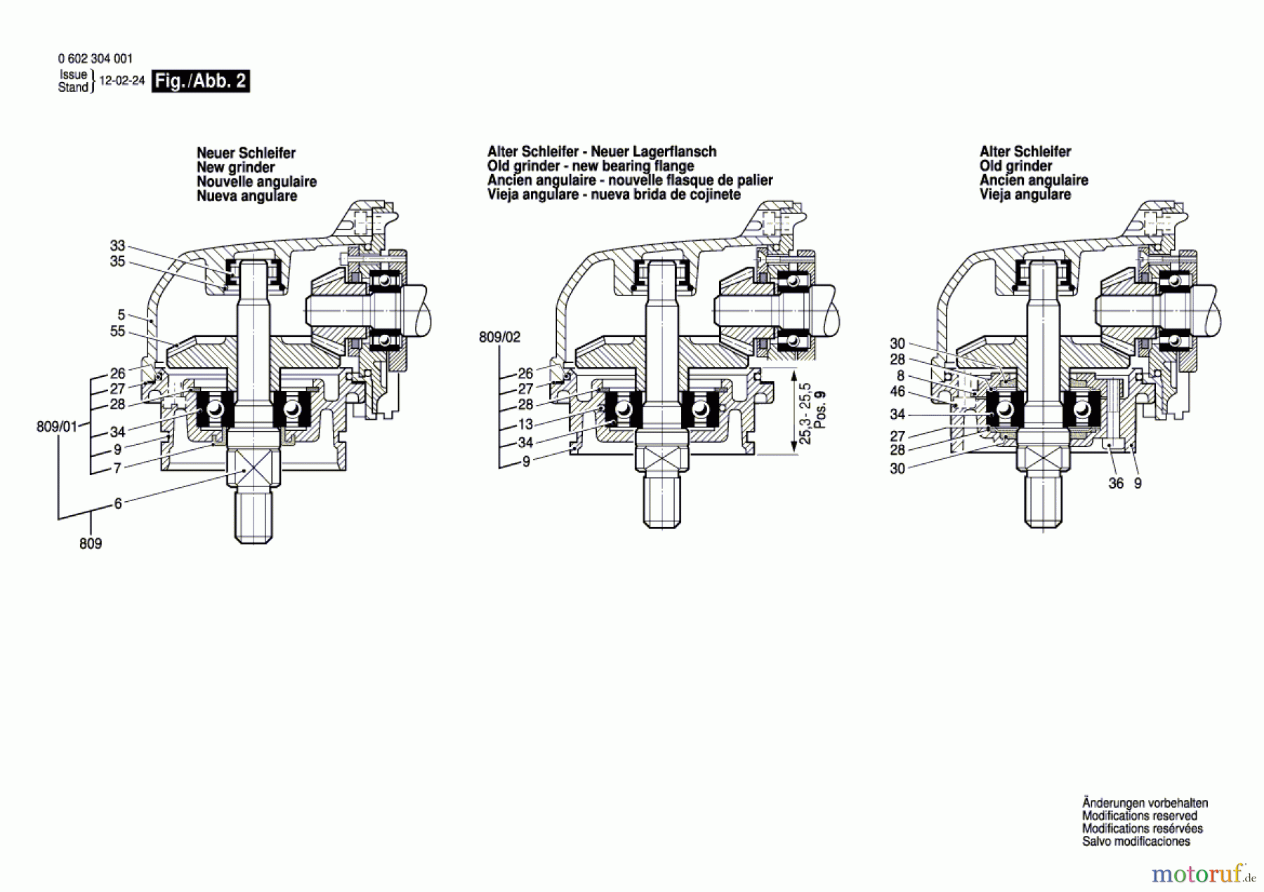 Bosch Werkzeug Hf-Winkelschleifer ---- Seite 2