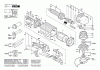 Bosch Flachkopfwinkelschleifer HWS 88/180 Ersatzteile Seite 1