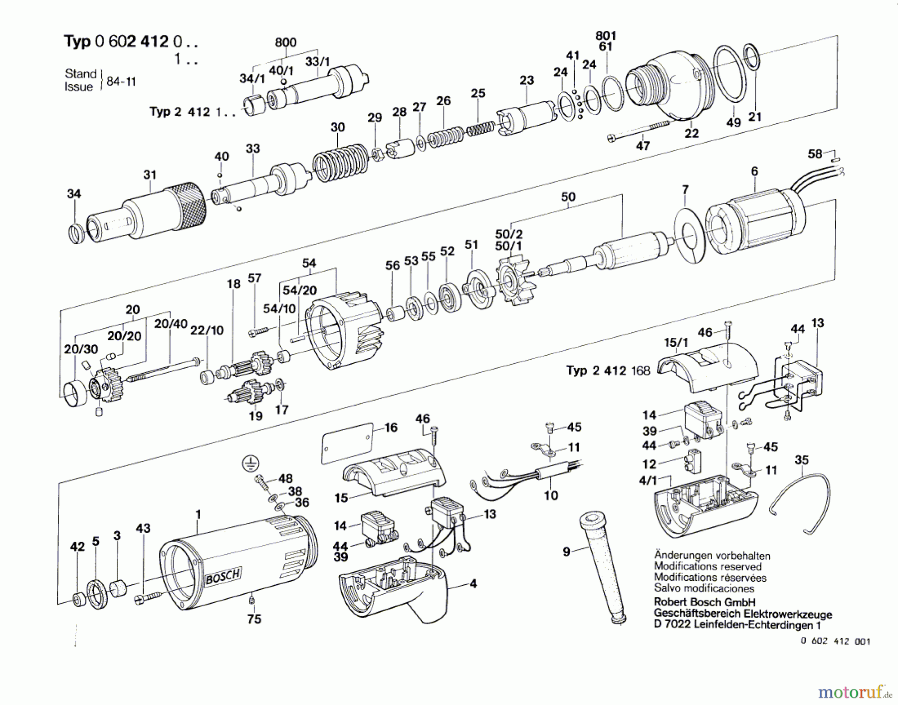 Bosch Werkzeug Hf-Schrauber ---- Seite 1