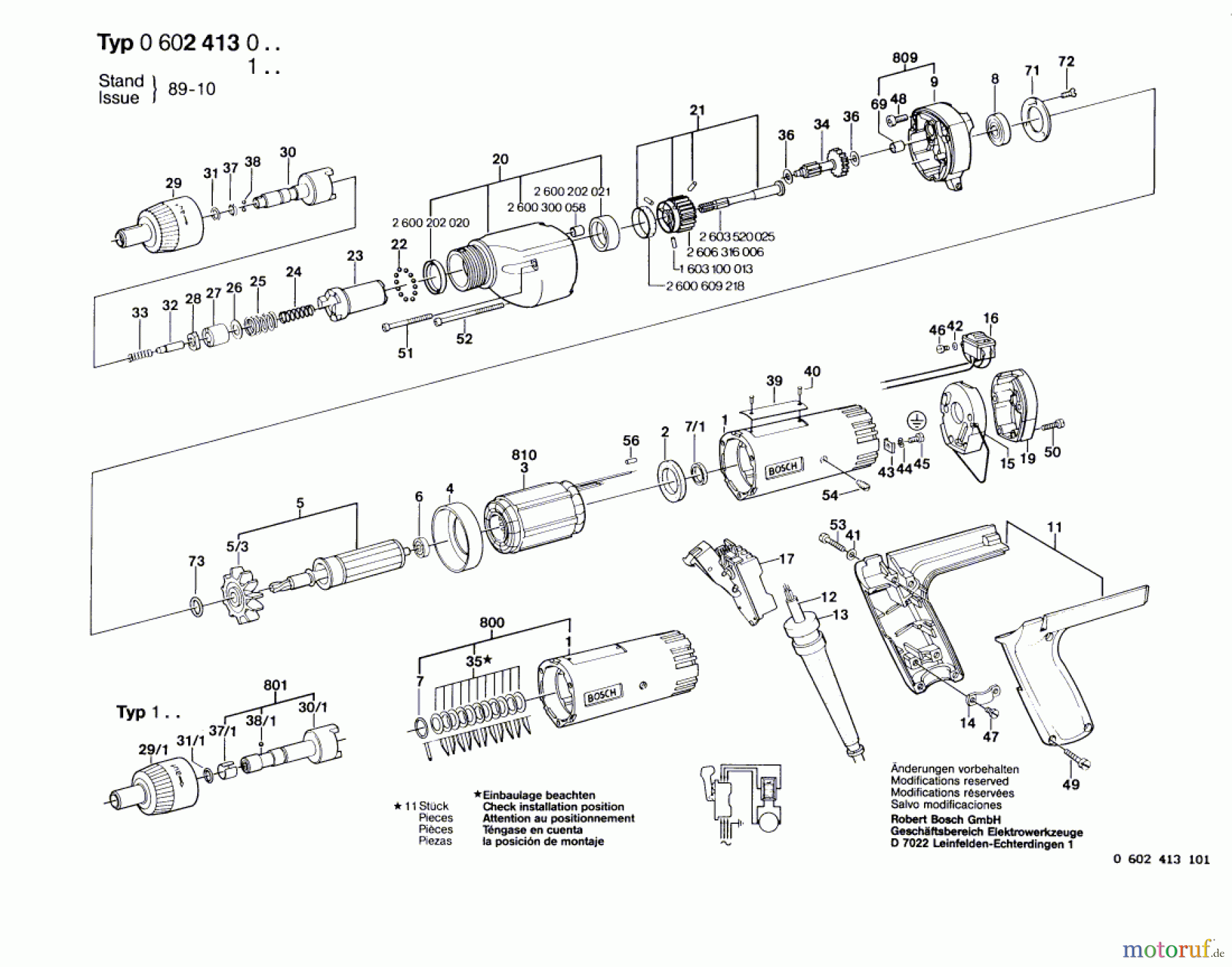 Bosch Werkzeug Hf-Schrauber ---- Seite 1