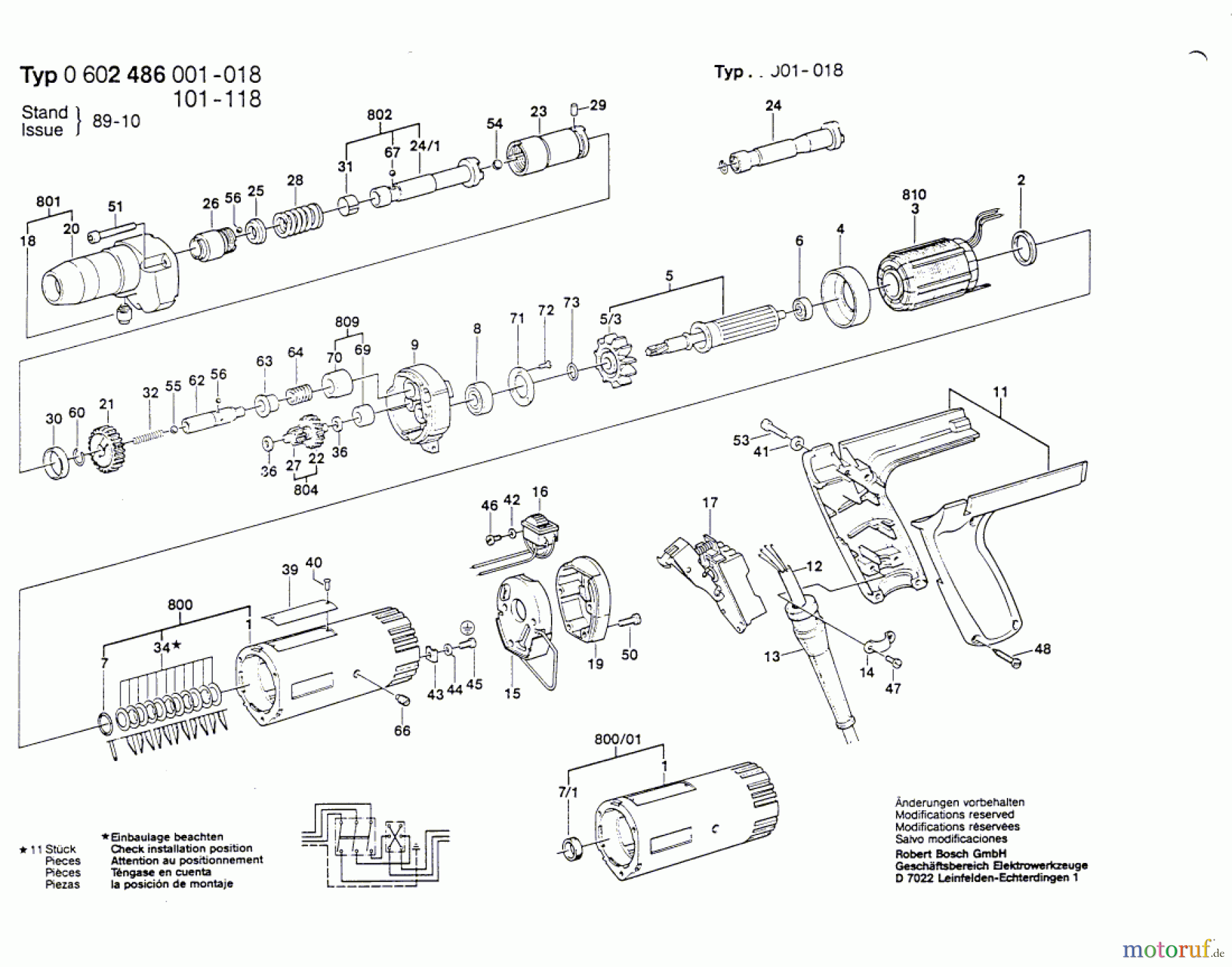 Bosch Werkzeug Schrauber ---- Seite 1