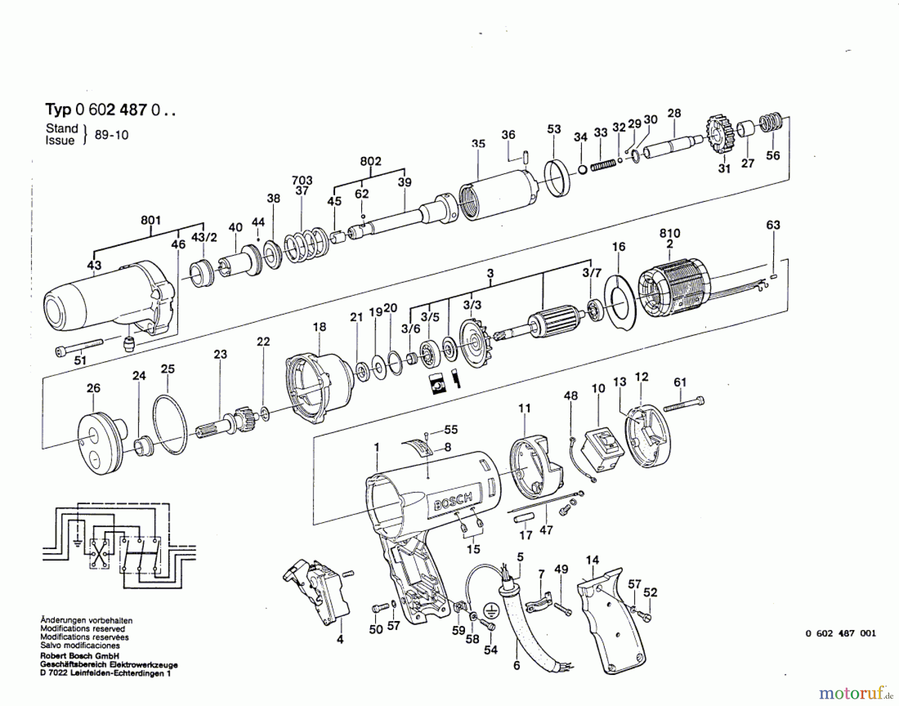 Bosch Werkzeug Hf-Schrauber ---- Seite 1