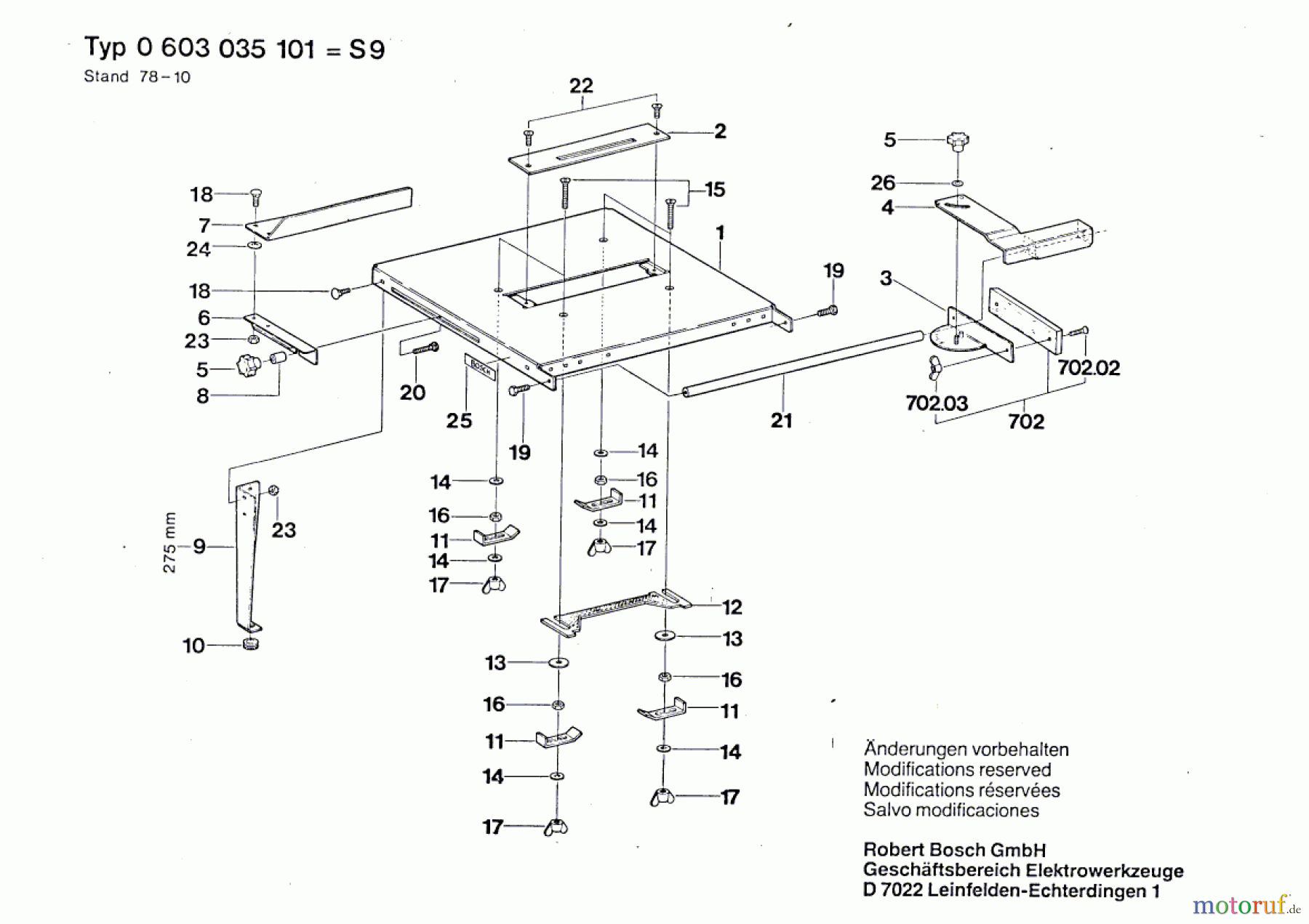 Bosch Werkzeug Sägetisch S 9 Seite 3