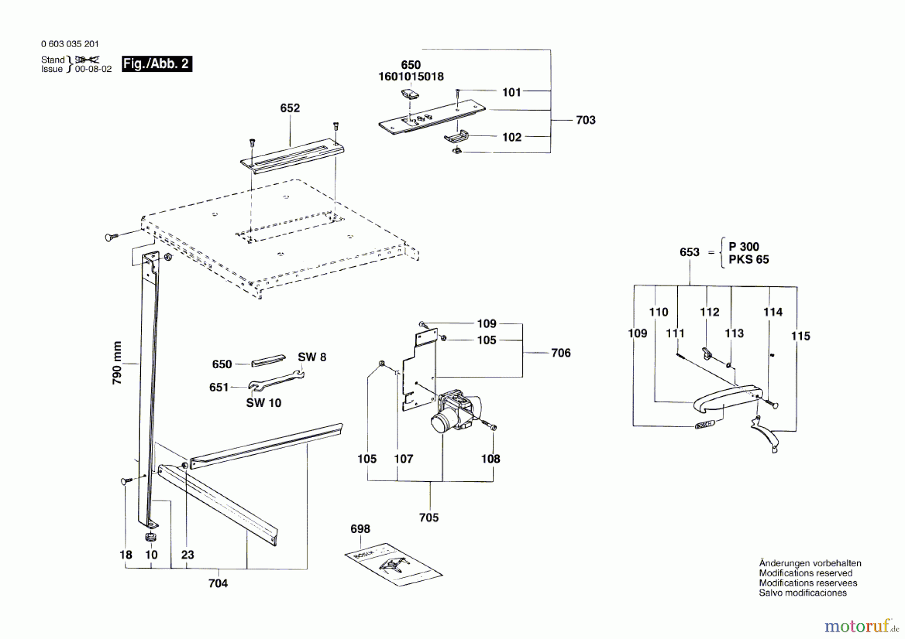 Bosch Werkzeug Sägetisch S 10 Seite 2