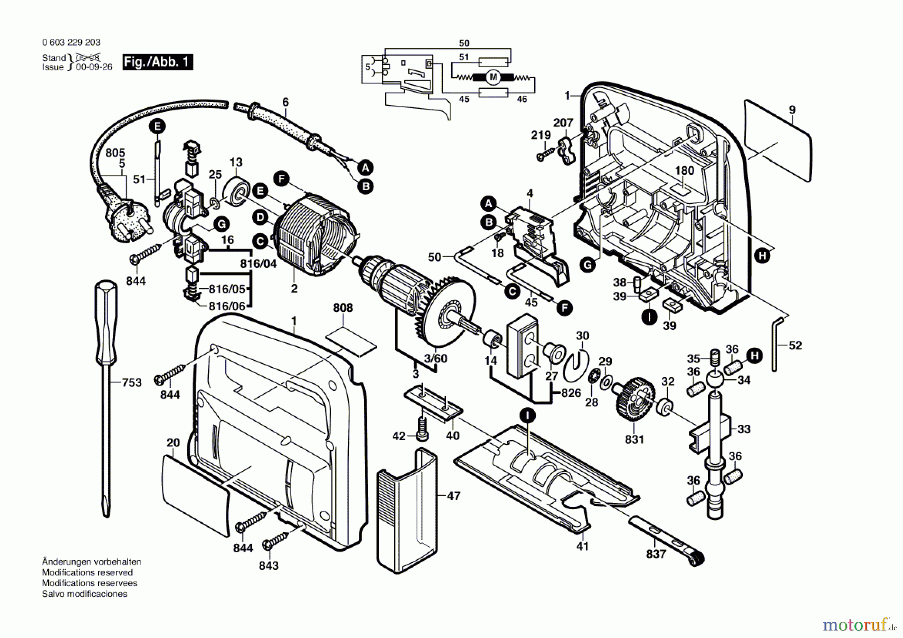 Bosch Werkzeug Stichsäge PST 53 A Seite 1