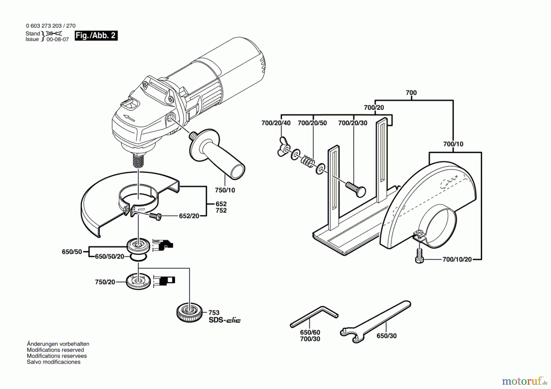 Bosch Werkzeug Winkelschleifer PWS 710 Seite 2