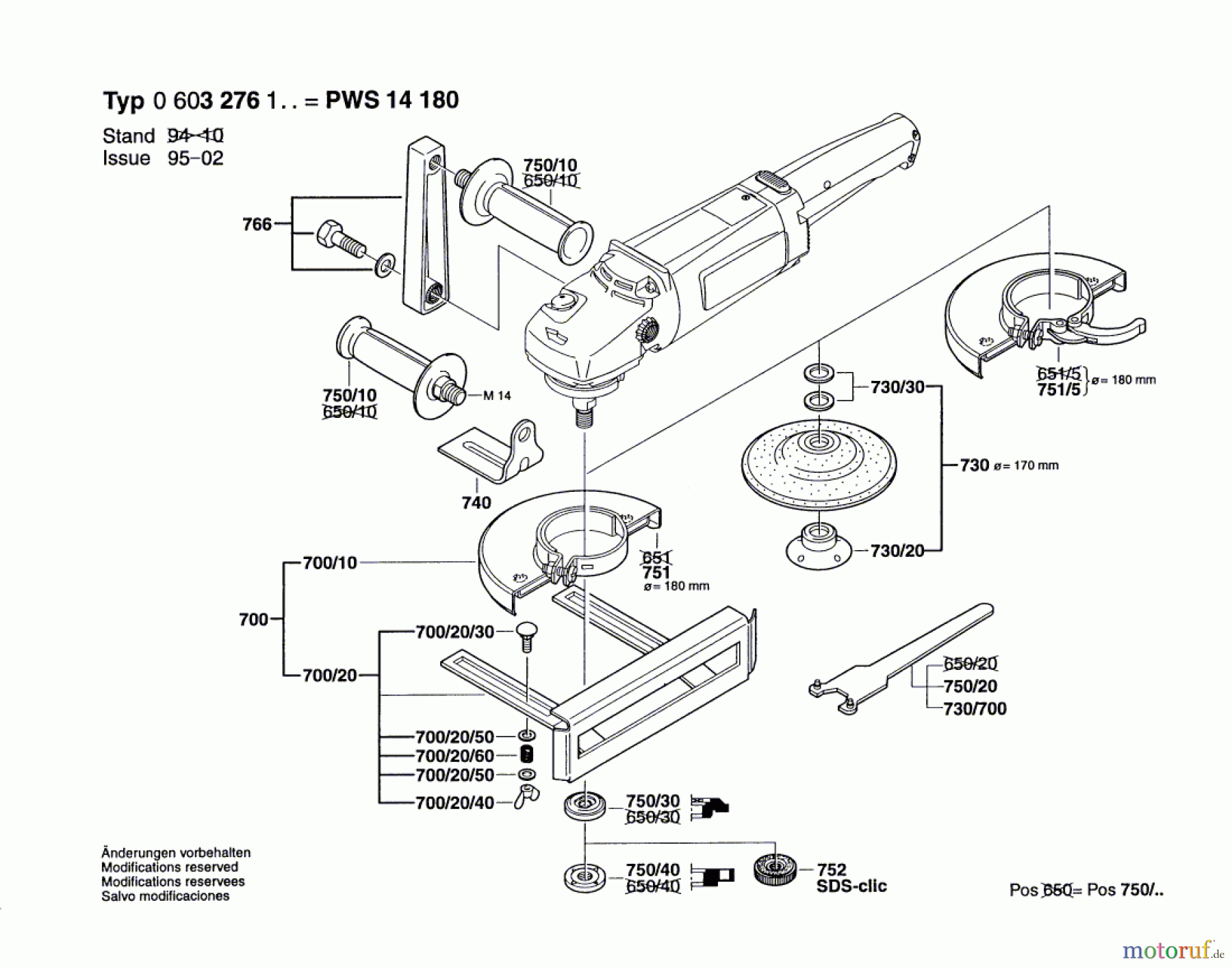 Bosch Werkzeug Hw-Winkelschleifer PWS 14-180 Seite 2
