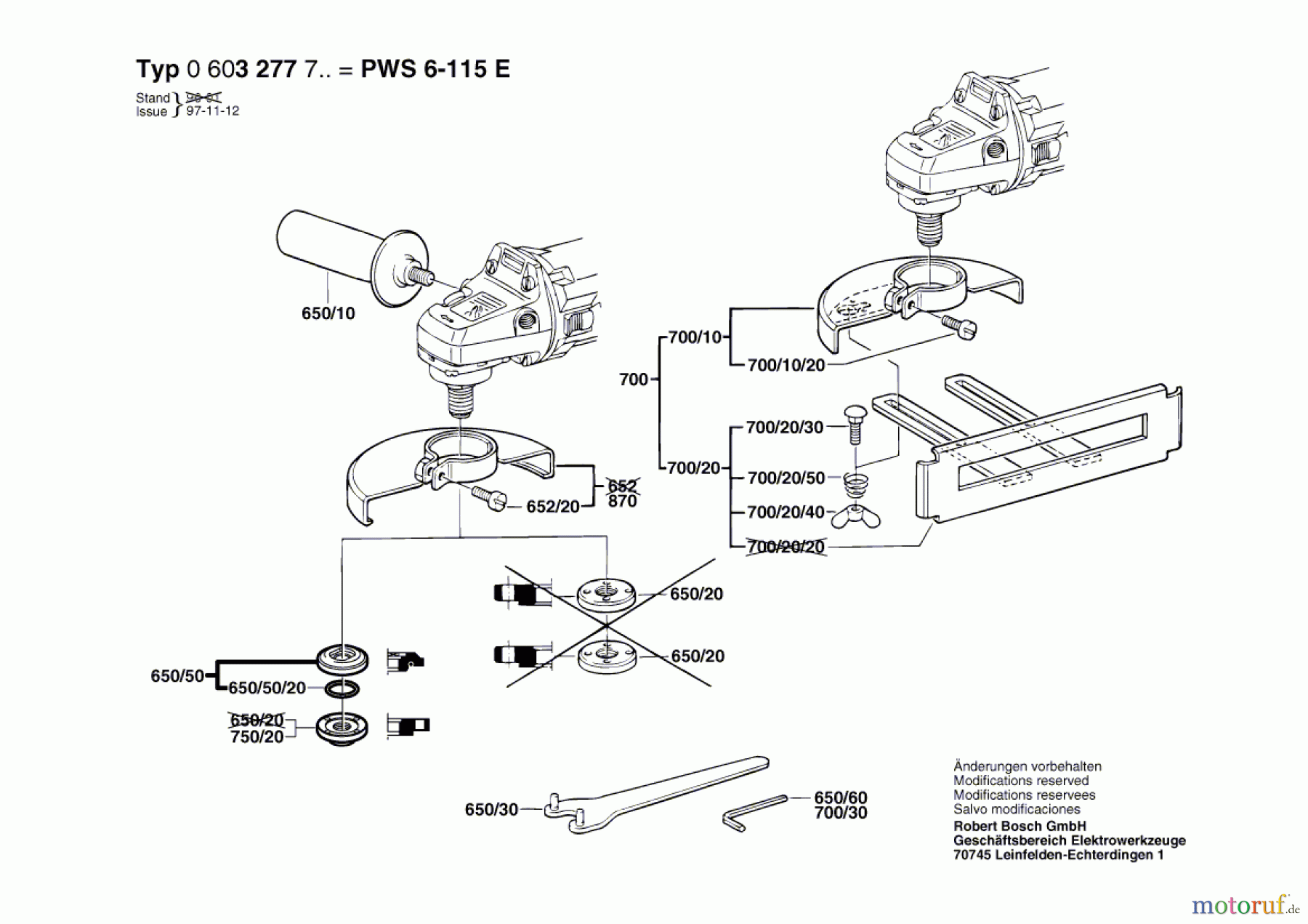 Bosch Werkzeug Winkelschleifer PWS 6-115 E Seite 2