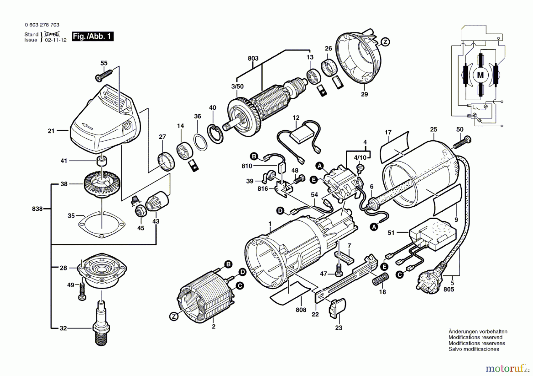  Bosch Werkzeug Winkelschleifer PWS 7-115 E Seite 1