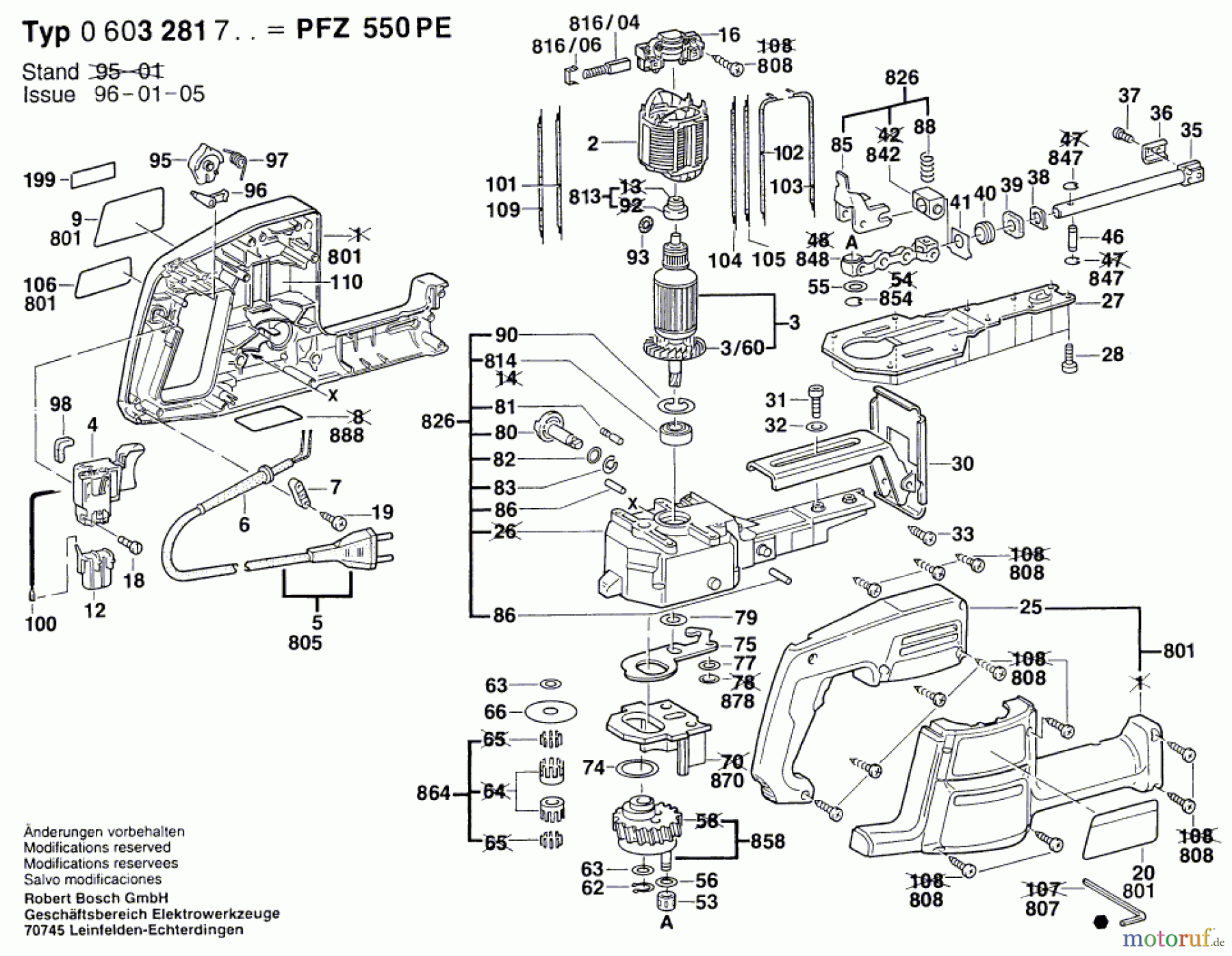 Bosch Werkzeug Fuchsschwanz PFZ 550 PE Seite 1